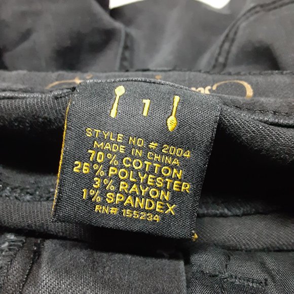 New Spoon Jeans Women's Skinny Leg Spandex Pants | Black | Size: 1 - Picture 9 of 10